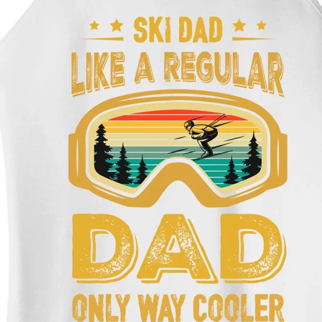 Ski Dad Like A Regular Dad Only Way Cooler Women’s Perfect Tri Rocker Tank