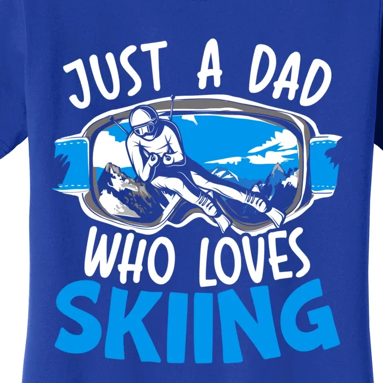 Ski Dad Loves Skiing Gift Women's T-Shirt