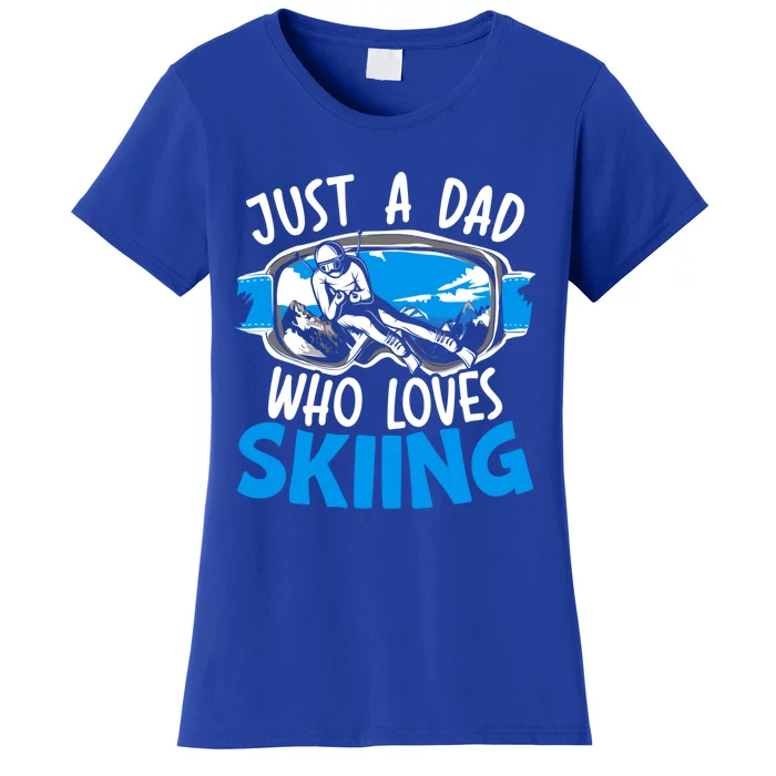 Ski Dad Loves Skiing Gift Women's T-Shirt