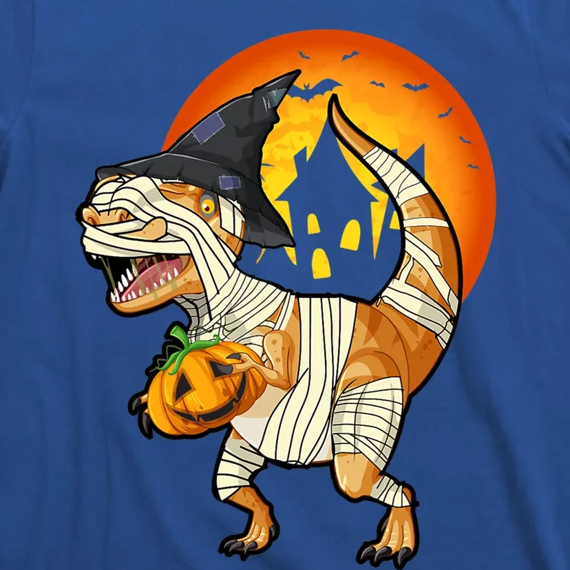 Scary Dinosaur Mummy Witch Pumpkin Halloween Costume Gift T-Shirt