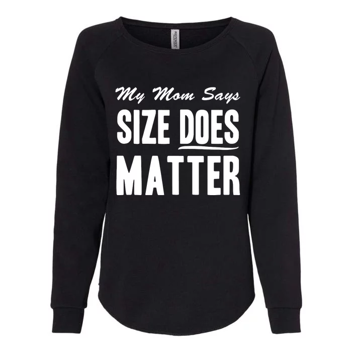 Size Does Matter Womens California Wash Sweatshirt