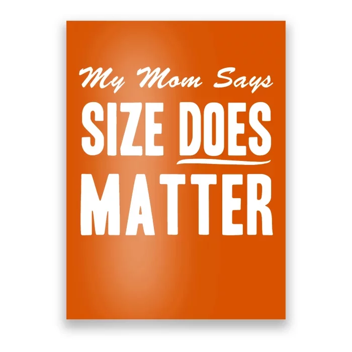 Size Does Matter Poster