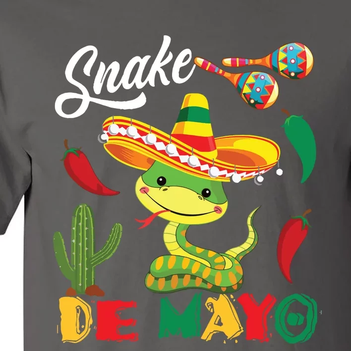 Snake De Mayo Mexican Snake Sombrero Cinco De Mayo Tall T-Shirt