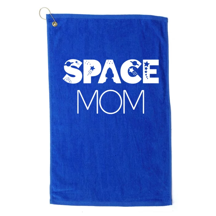 Space Day Mom Astronaut Moon Stars Universe Planet Gift Platinum Collection Golf Towel