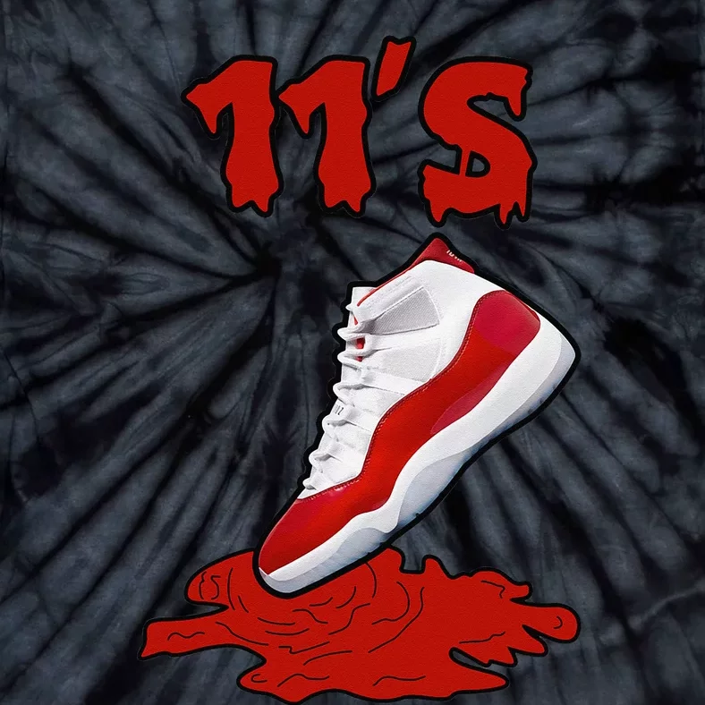 Shoes Dripping Match Cherry 11s Tee 11 Retro Cherry Tie-Dye T-Shirt