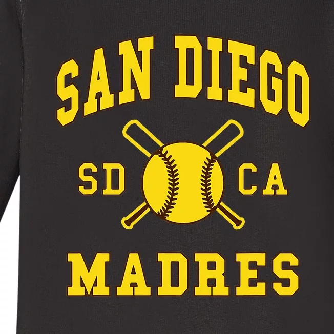 San Diego Madres San Diego Moms California Baby Long Sleeve Bodysuit