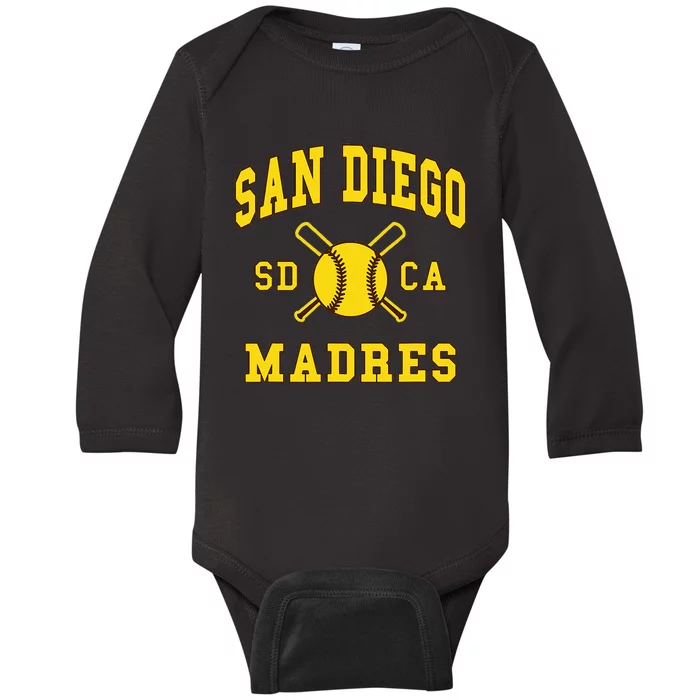 San Diego Madres San Diego Moms California Baby Long Sleeve Bodysuit