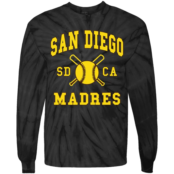 San Diego Madres San Diego Moms California Tie-Dye Long Sleeve Shirt