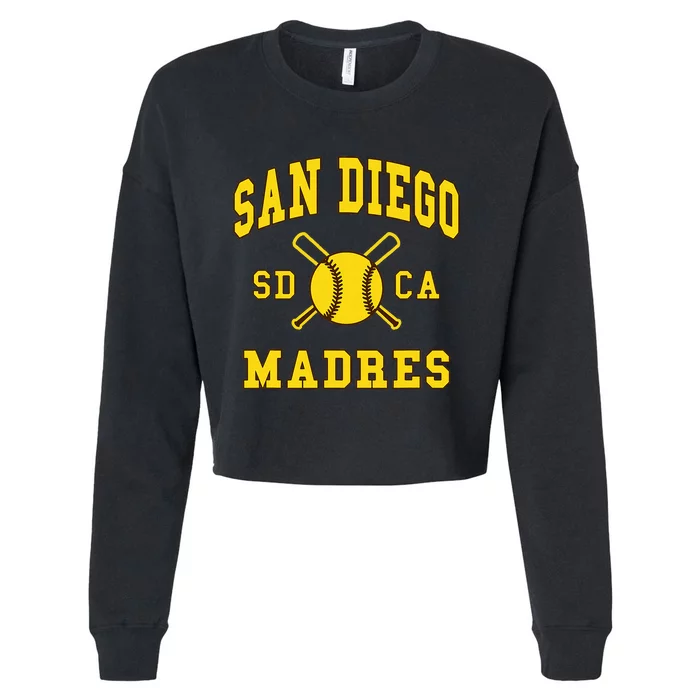 San Diego Madres San Diego Moms California Cropped Pullover Crew