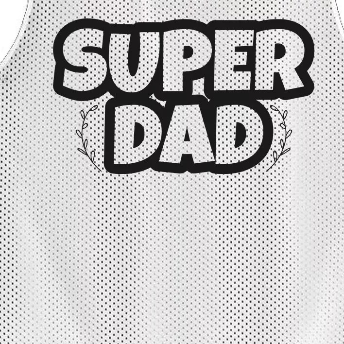 Super Dad Matching Family Pajama Mesh Reversible Basketball Jersey Tank