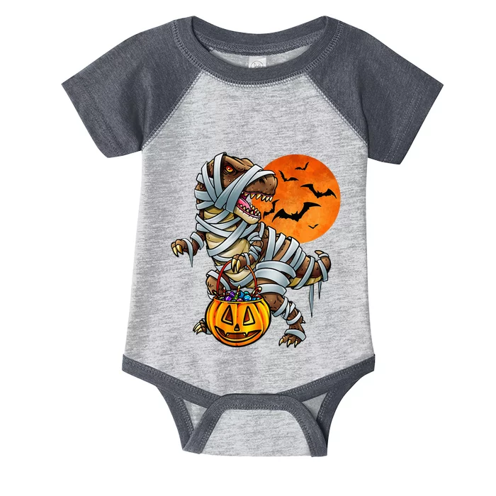 Spooky Dinosaur Mummy Costume Infant Baby Jersey Bodysuit