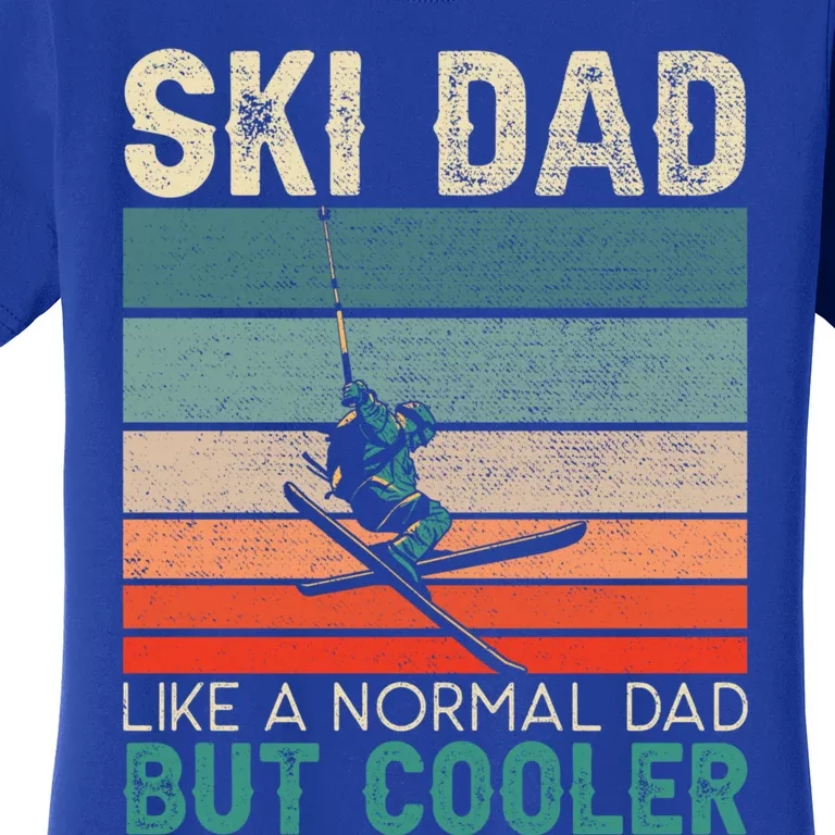 Ski Dad Mountain Ski Winter Sport Skier Snow Father Day Gift Women's T-Shirt