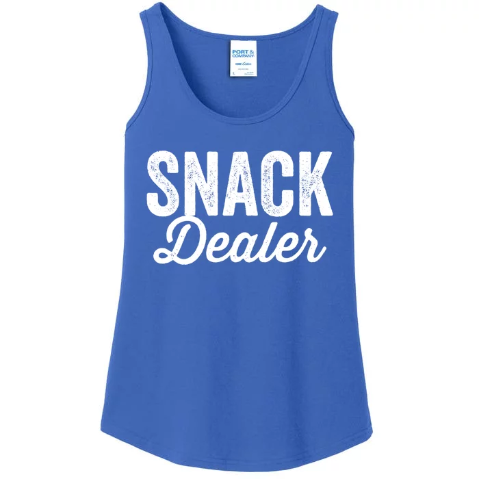 Snack Dealer Mom Teacher Daycare Funny Meaningful Gift Ladies Essential Tank