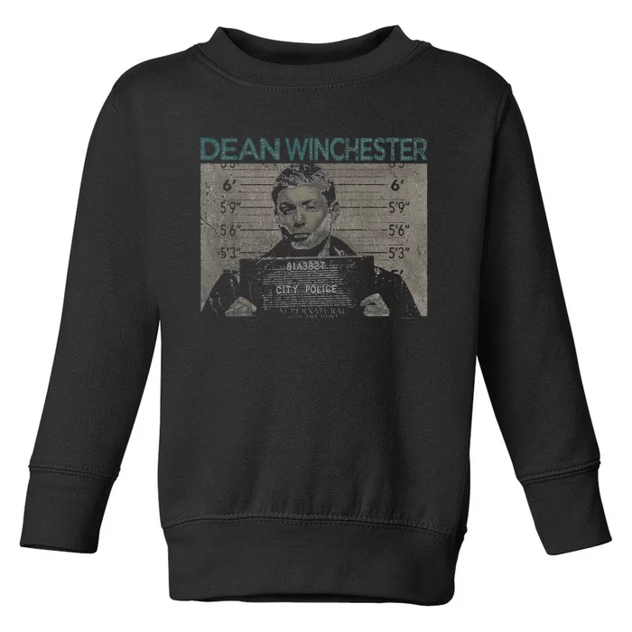 Supernatural Dean Mug Shot Toddler Sweatshirt