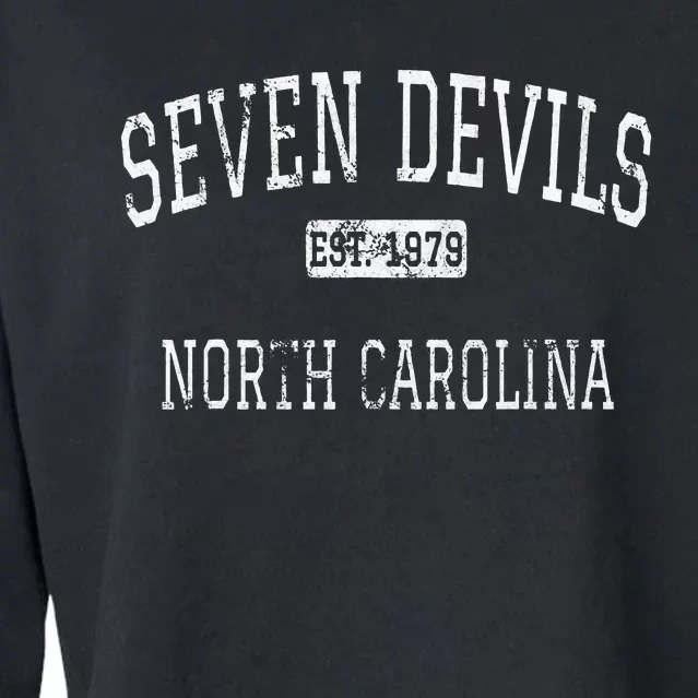 Seven Devils North Carolina Nc Cropped Pullover Crew