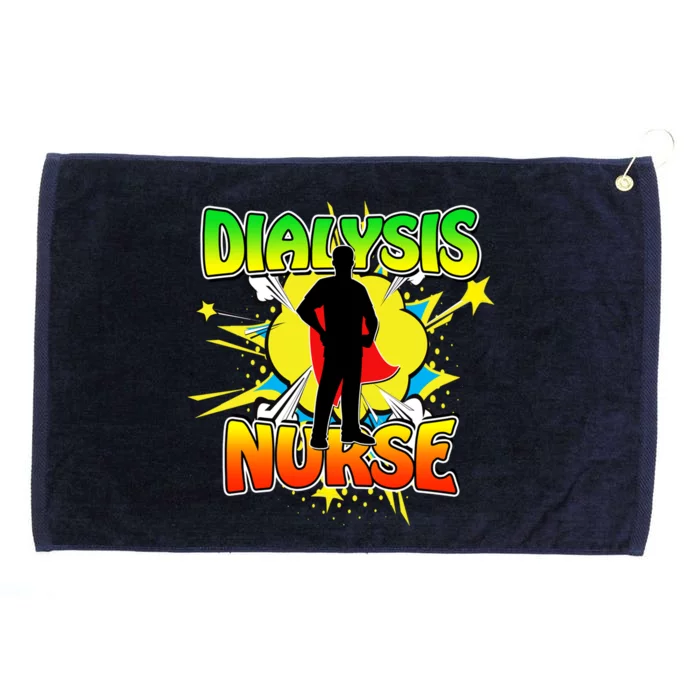 Superhero Dialysis Nurse Some Superheroes Wear Scrubs Cute Gift Grommeted Golf Towel