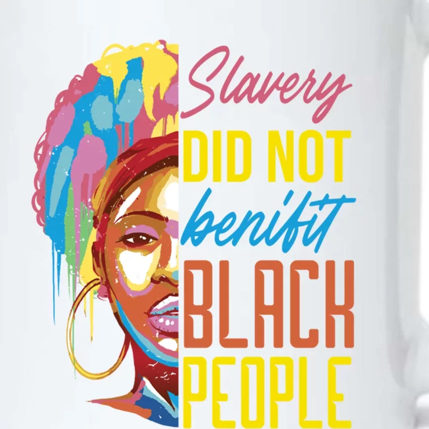 Slavery Did Not Benefit Black People Historical Awareness Gift Black Color Changing Mug