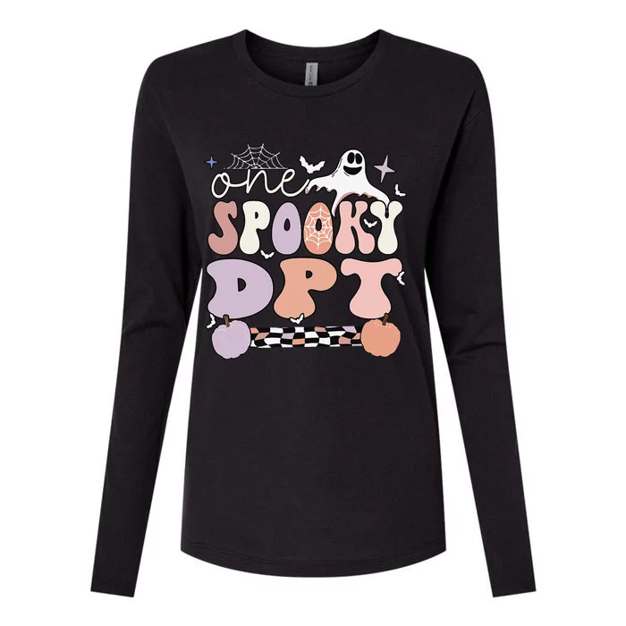 Spooky Doctor Of Physical Therapy Halloween DPT Womens Cotton Relaxed Long Sleeve T-Shirt