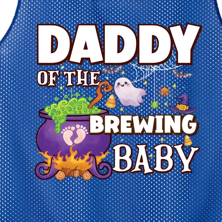 Spooky Daddy Of Brewing Halloween Theme Shower Gift Mesh Reversible Basketball Jersey Tank