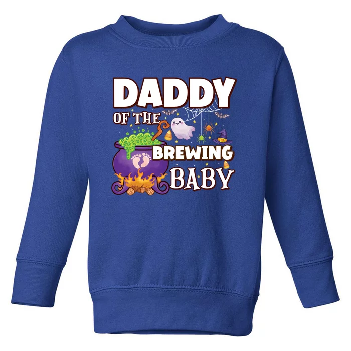 Spooky Daddy Of Brewing Halloween Theme Shower Gift Toddler Sweatshirt