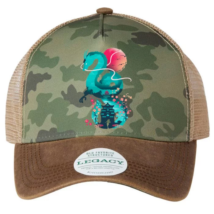 Spirit Dragon Of The River Legacy Tie Dye Trucker Hat