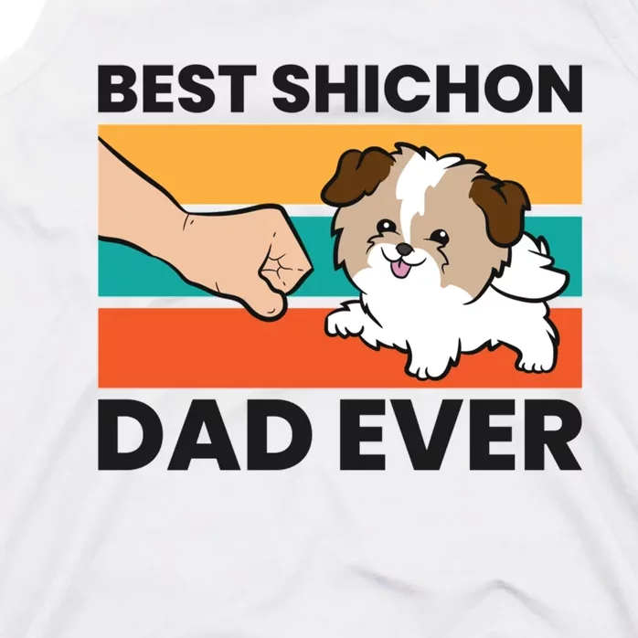 Shichon Dog Owner Best Shichon Dad Ever Tank Top