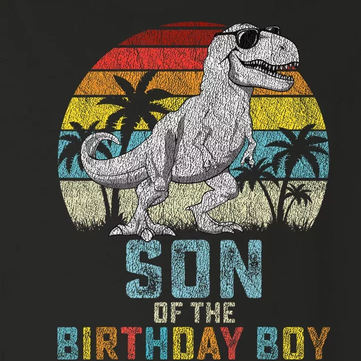 Son Dinosaur Of The Birthday Matching Family Toddler Long Sleeve Shirt