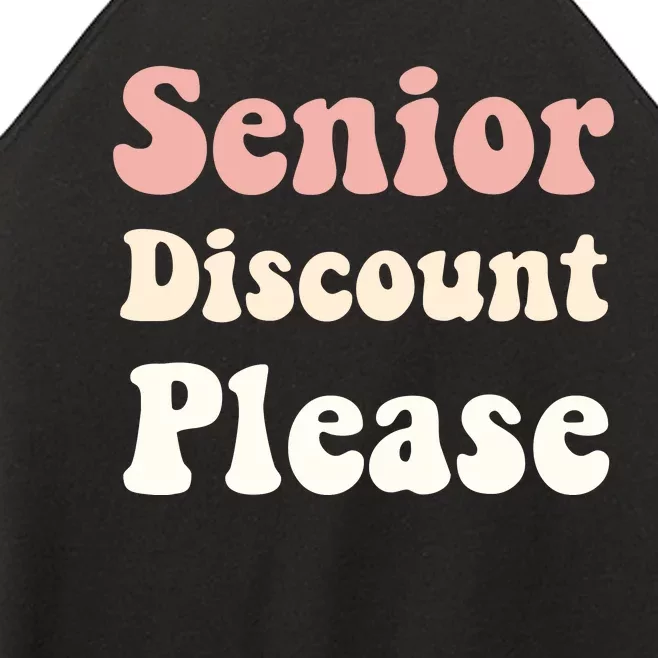 Senior Discount Please Women’s Perfect Tri Rocker Tank