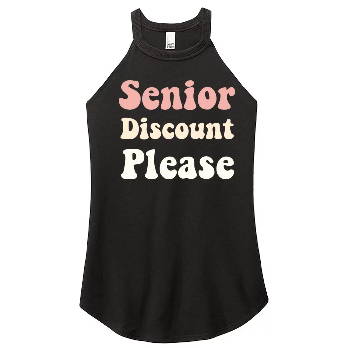 Senior Discount Please Women’s Perfect Tri Rocker Tank