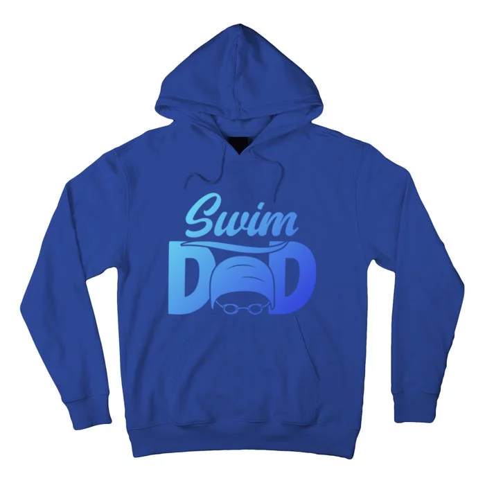 Swim Dad Proud Swimming Dad Of A Swimmer Dad Swim Father Gift Tall Hoodie