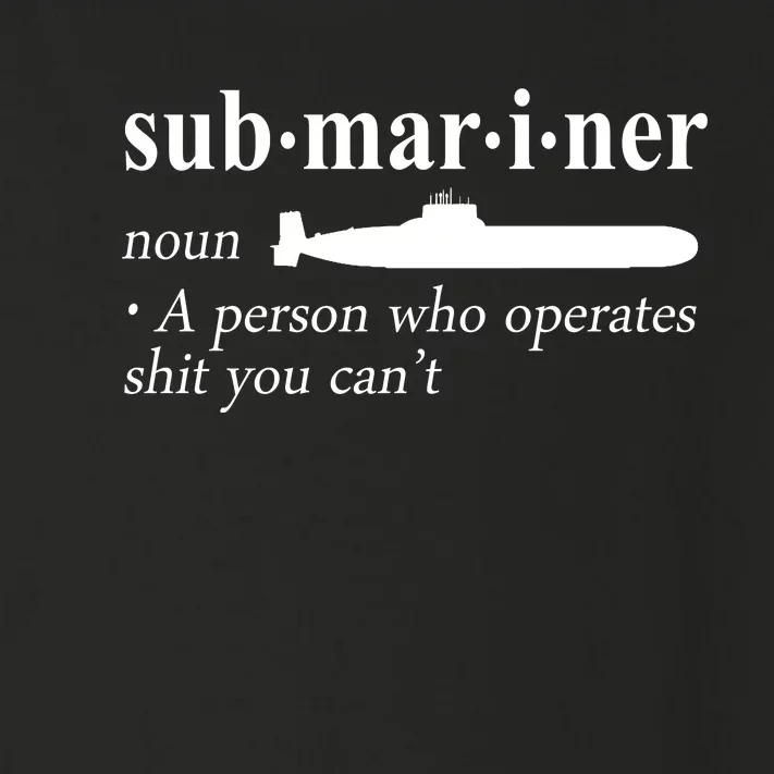 Submariner Definition Pigboat Submersible Nuclear Toddler Long Sleeve Shirt