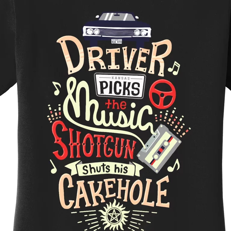 Supernatural Driver Picks The Music Women's T-Shirt