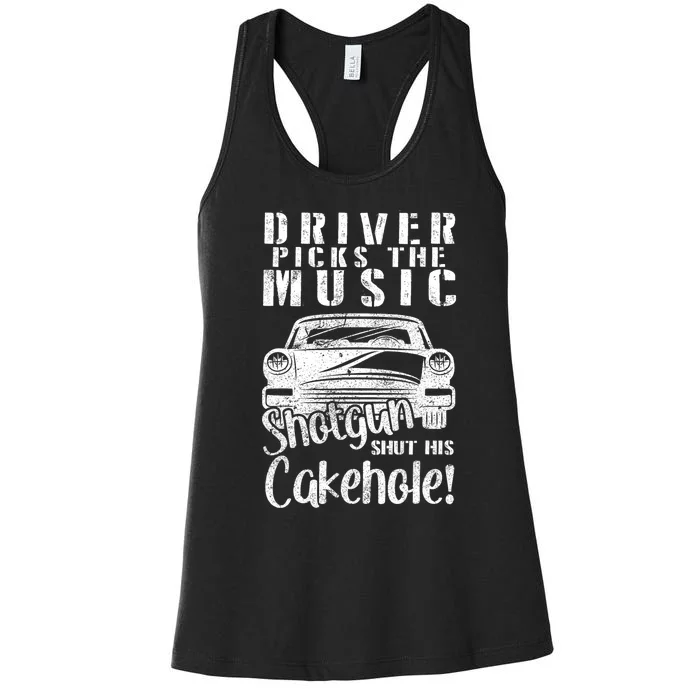 Supernatural Driver Picks Music Vintage Retro Women's Racerback Tank