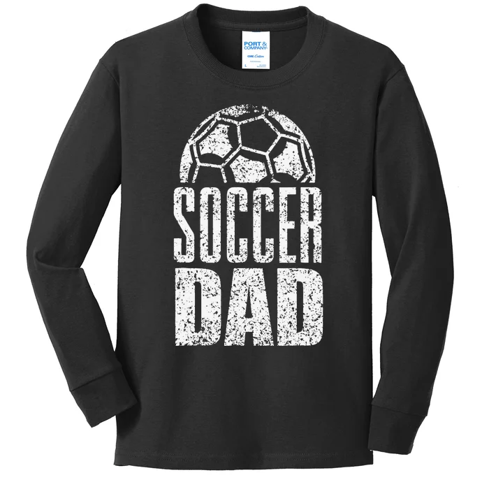 Soccer Dad Player Daddy Father Day Daddy Gift Funny Kids Long Sleeve Shirt