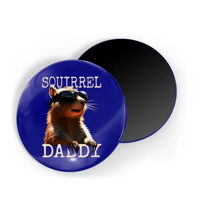 Squirrel Daddy Papa Dad FatherS Day Squirrel Father Magnet