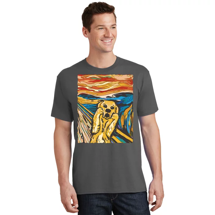 Scream Dog Painting T-Shirt