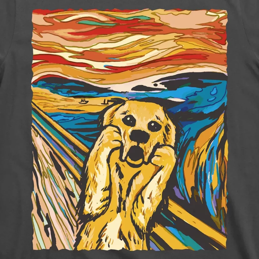 Scream Dog Painting T-Shirt