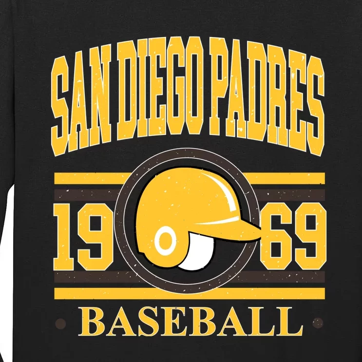 San Diego Padres Baseball Team Supporter Tall Long Sleeve T-Shirt