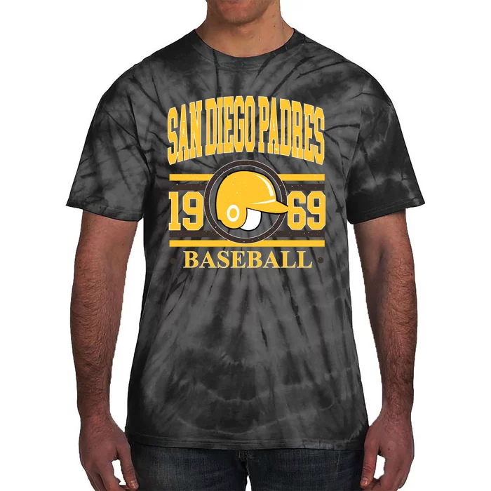 San Diego Padres Baseball Team Supporter Tie-Dye T-Shirt