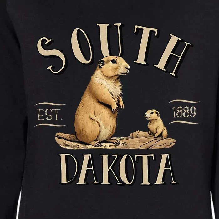 South Dakota Prairie Dogs Womens California Wash Sweatshirt