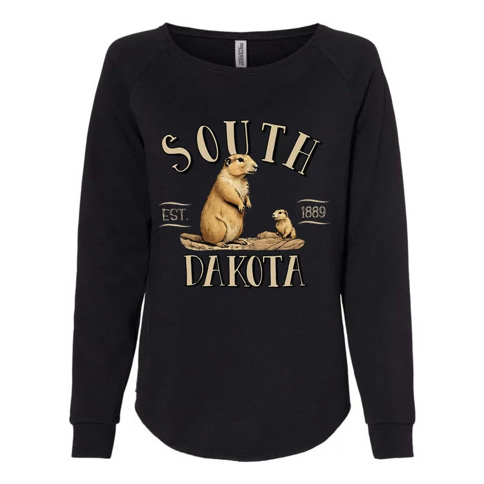 South Dakota Prairie Dogs Womens California Wash Sweatshirt