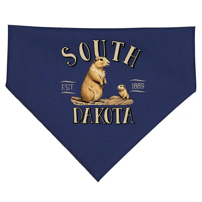 South Dakota Prairie Dogs USA-Made Doggie Bandana