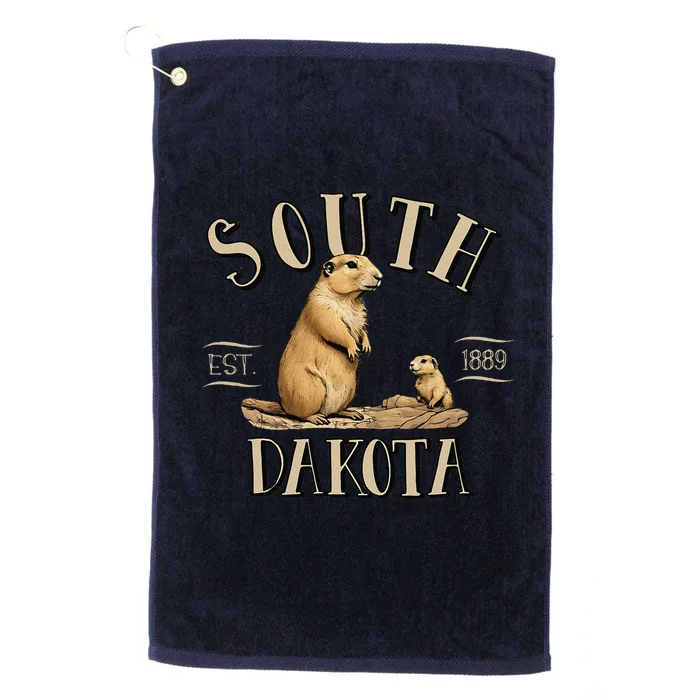 South Dakota Prairie Dogs Platinum Collection Golf Towel