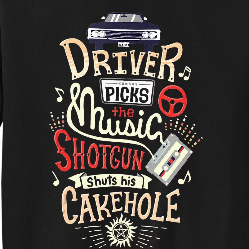 Supernatural Driver Picks The Music Sweatshirt