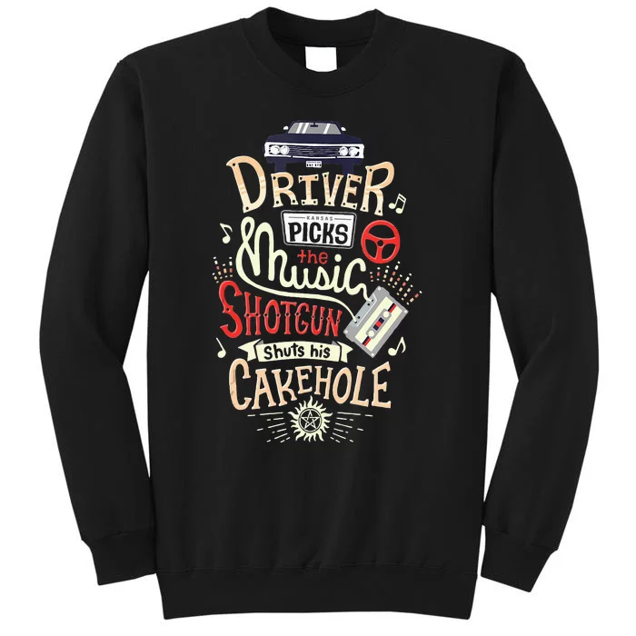 Supernatural Driver Picks The Music Sweatshirt