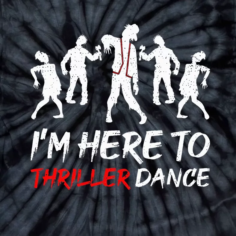 Spooky Dance Party Halloween Thriller Moves Tie-Dye T-Shirt