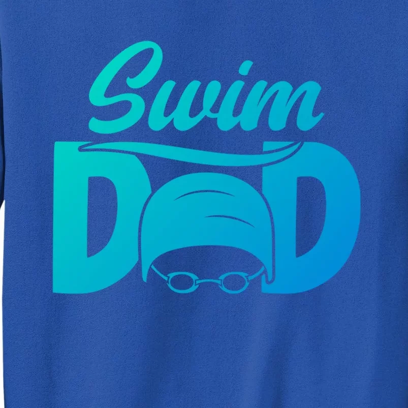 Swim Dad Proud Swimming Dad Of A Swimmer Dad Swim Father Gift Sweatshirt