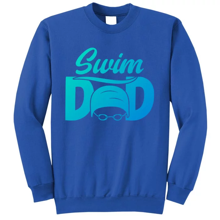 Swim Dad Proud Swimming Dad Of A Swimmer Dad Swim Father Gift Sweatshirt