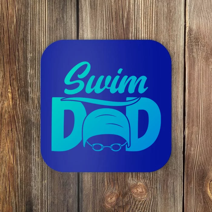 Swim Dad Proud Swimming Dad Of A Swimmer Dad Swim Father Gift Coaster