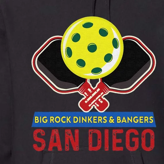 San Diego Pickleball for Pickleball Player Or Pickleball Fan Premium Hoodie